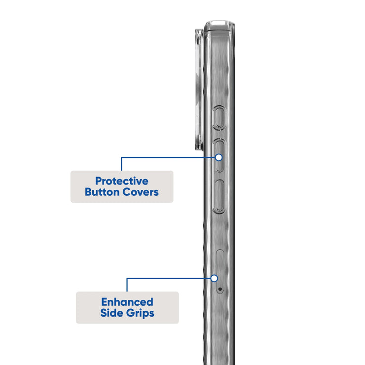 . Protective Gel Phone Case for Iphone 16 Pro Max - Clear