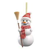 Christmas Snowman Decorative Acrylic Hanging Pendant