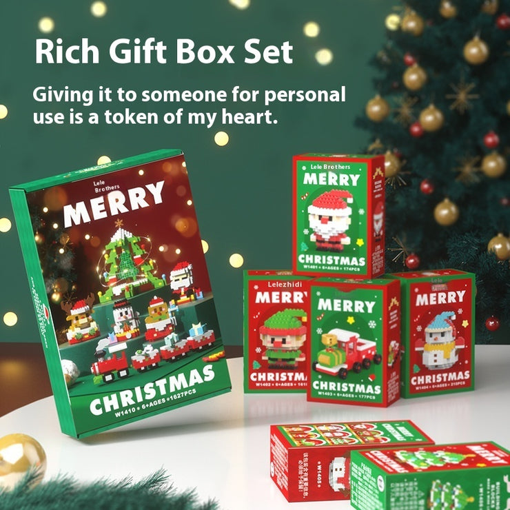 Christmas Day Series Snowman Assembly Blocks