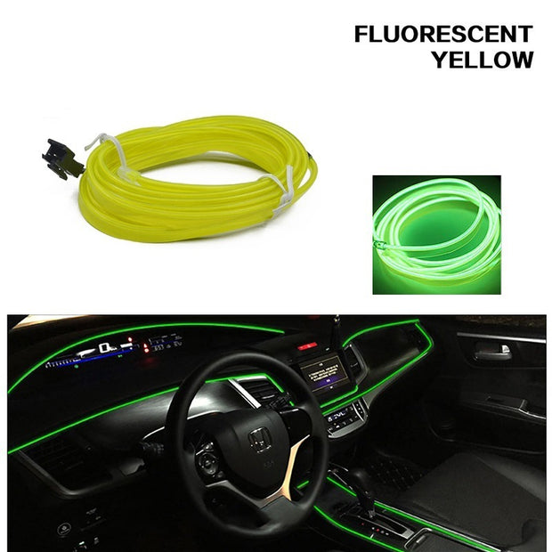 Car Mounted Ambient Light 6-meter USB LED Light Emitting Cable