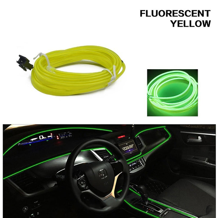 Car Mounted Ambient Light 6-meter USB LED Light Emitting Cable