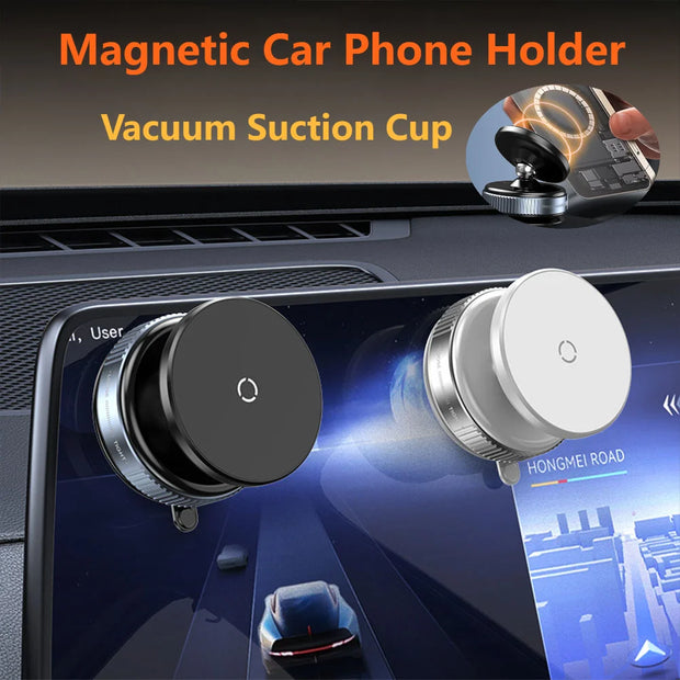 Magnetic Vacuum Adsorption Car Phone Mount 360° Rotatable Vacuum Suction Cup Car Phone Holder Universal GPS Navigation Stands