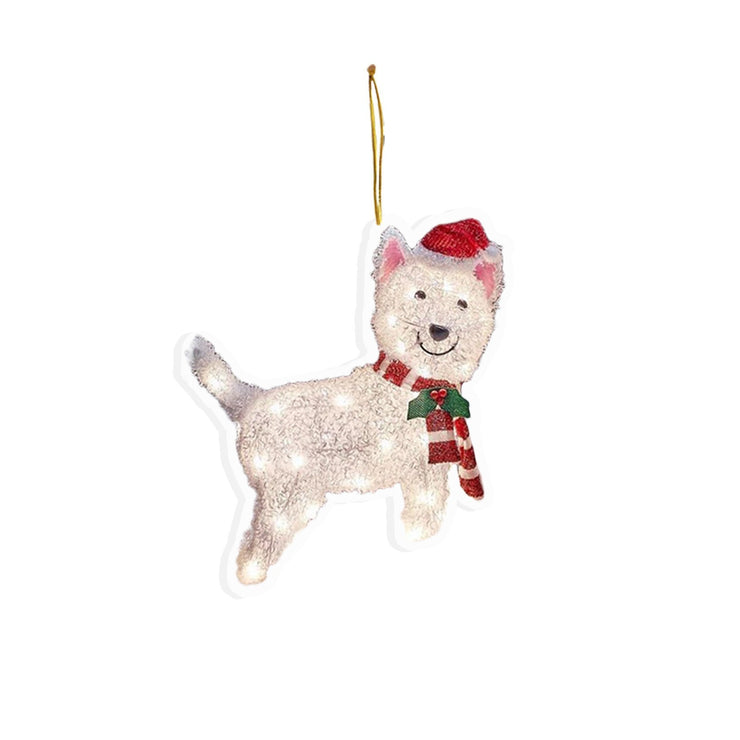 Acrylic Acrylic Pendant Christmas Snowman Candle Holder Animal Christmas Tree Ornament