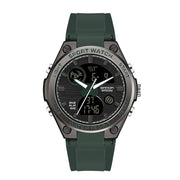 Men's Dual Display Waterproof Luminous Couple Sports Electronic Watch