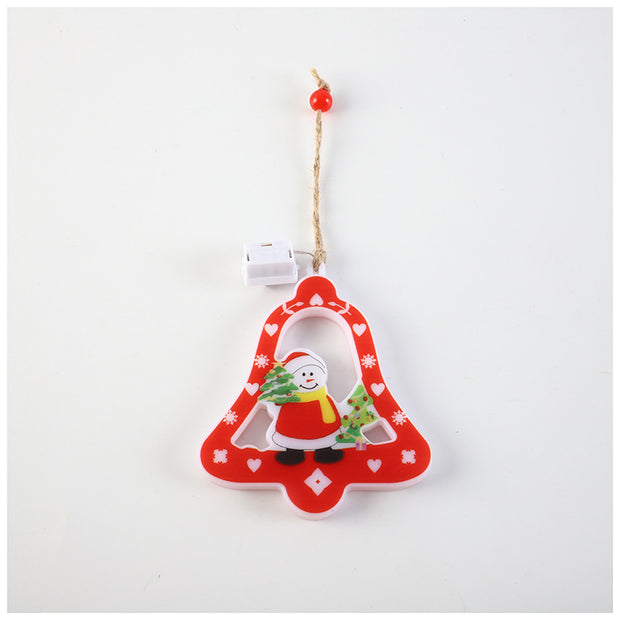 LED Snowman Lantern Christmas Tree Pendant Scene Decorative Ornaments