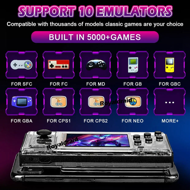 NEW Game Console Power Bank Integrated 10000Mah Fast Charging Magnetic Wireless Charging Mobile Power Supply Handheld Player