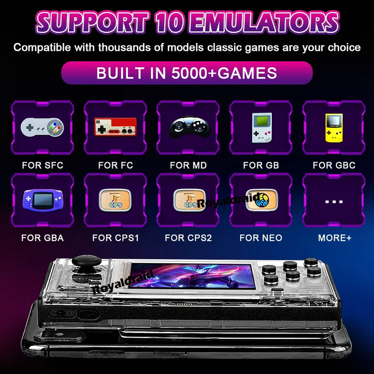 NEW Game Console Power Bank Integrated 10000Mah Fast Charging Magnetic Wireless Charging Mobile Power Supply Handheld Player