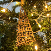 Christmas Tree Decoration In Birth Scene Ornaments
