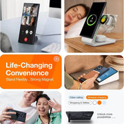 Magnetic Stand Mobile Phone Case for Samsung Galaxy S25 Ultra S24 S23 FE S22 plus Cover with Kickstand Cases with Holder