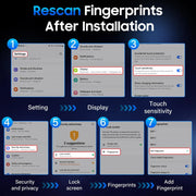 FOR Samsung Galaxy S24 S25 23 S22 plus Ultra 5G Screen Protector Tempering Glass Phone with Install Kit Remove Explosion