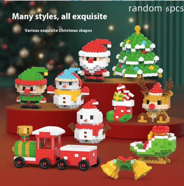 Christmas Day Series Snowman Assembly Blocks