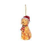 Acrylic Acrylic Pendant Christmas Snowman Candle Holder Animal Christmas Tree Ornament