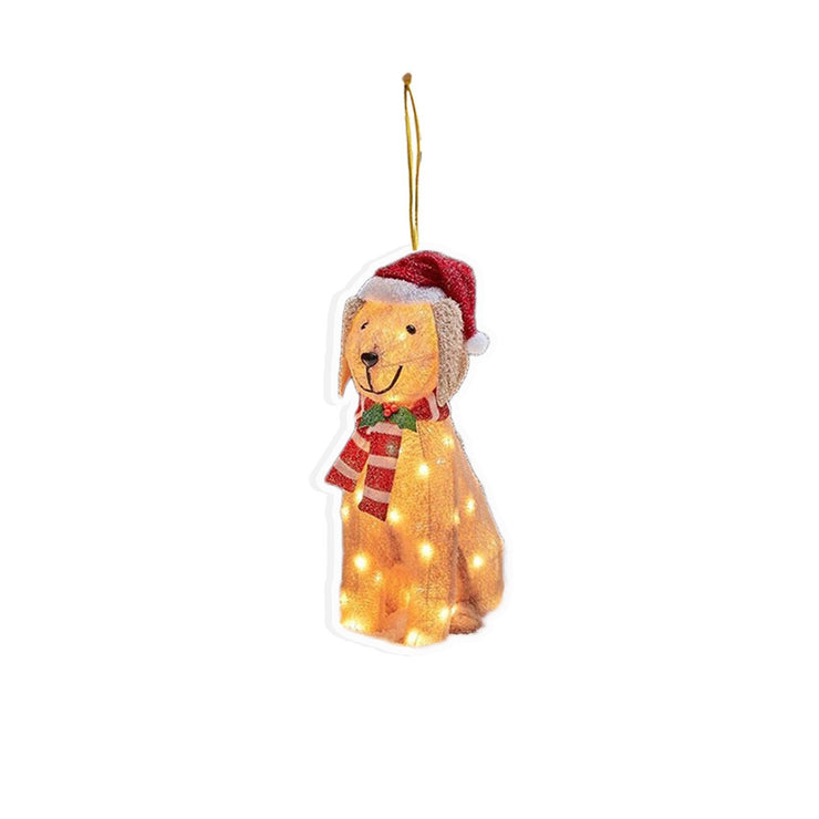 Acrylic Acrylic Pendant Christmas Snowman Candle Holder Animal Christmas Tree Ornament