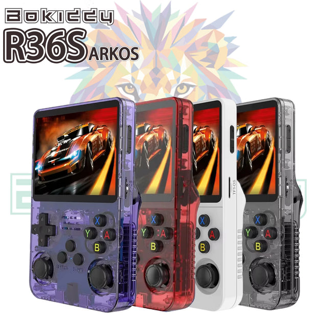 NEW R36S Retro Handheld Game Console Linux System 3.5 Inch IPS Screen Portable Pocket Video Player 64GB 128GB Games Kid Gift