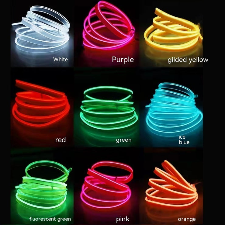 Car Mounted Ambient Light 6-meter USB LED Light Emitting Cable