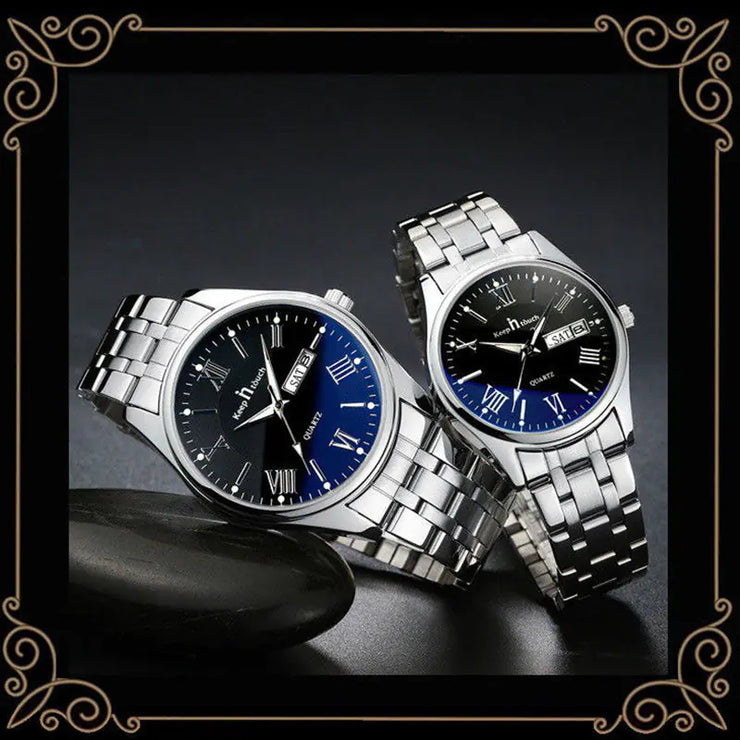 Luxury Waterproof Ultra Thin Couple Quartz Watches
