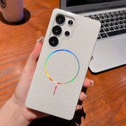 Cute Luxury Dream Shell Jelly Glitter Pink White Yellow Phone Case for Samsung Galaxy S23 S24 Fe S25 plus Ultra Bling Cover