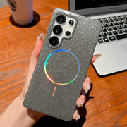 Cute Luxury Dream Shell Jelly Glitter Pink White Yellow Phone Case for Samsung Galaxy S23 S24 Fe S25 plus Ultra Bling Cover