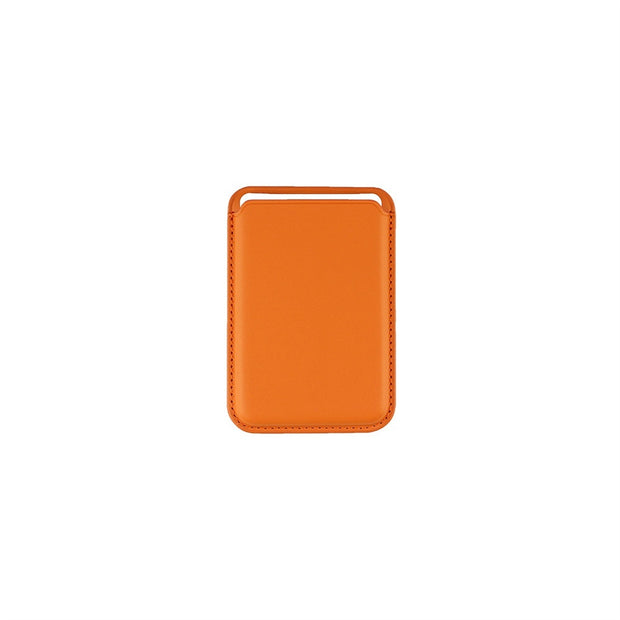 For Magsafe Magnetic Luxury Leather Card Holder Wallet Case For 14 Pro Max 13 12 Phone Bag Adsorption Accessories Cover