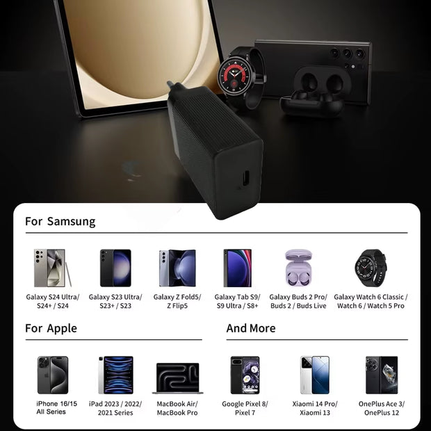 USB Type C Phone Charger PD 45W Super Fast Charging Turbo Wall Adapter Quick Charge for Macbook Iphone Samsung Xiaomi