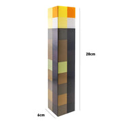 Creative Brownstone Torch LED Night Light USB Rechargeable Game Room Decoration Table Light Festival Gifts for Kids Game Lamps