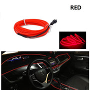 Car Mounted Ambient Light 6-meter USB LED Light Emitting Cable