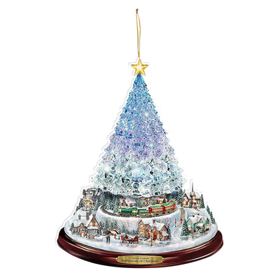 Christmas Acrylic Decorated Snowman Christmas Tree Pendant