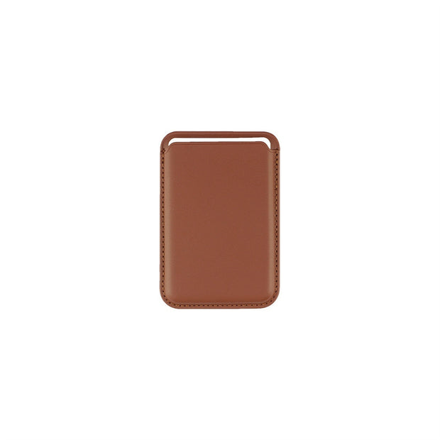 For Magsafe Magnetic Luxury Leather Card Holder Wallet Case For 14 Pro Max 13 12 Phone Bag Adsorption Accessories Cover