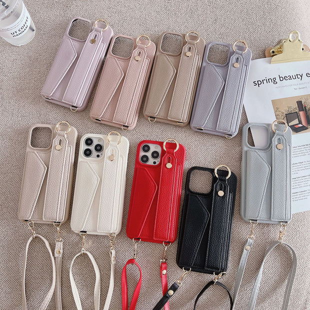Fashion Simple Back Strap Phone Case Protector