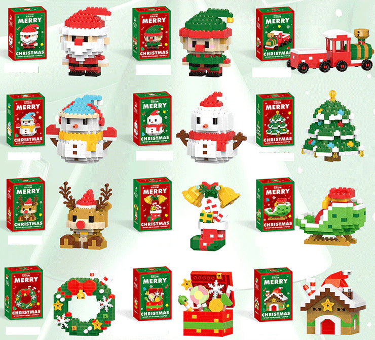 Christmas Day Series Snowman Assembly Blocks