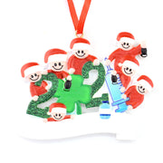 Christmas Decoration DIY Personalized Lovely Family Snowman Christmas Tree Hanging Ornament Pendant