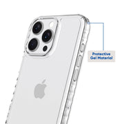 . Protective Gel Phone Case for Iphone 16 Pro Max - Clear