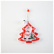 LED Snowman Lantern Christmas Tree Pendant Scene Decorative Ornaments