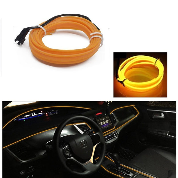 Car Mounted Ambient Light 6-meter USB LED Light Emitting Cable