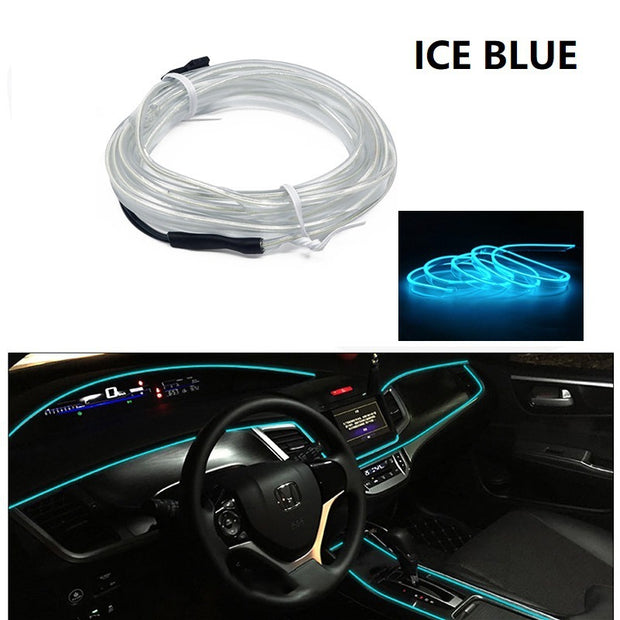 Car Mounted Ambient Light 6-meter USB LED Light Emitting Cable