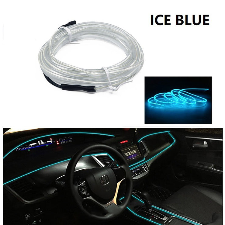 Car Mounted Ambient Light 6-meter USB LED Light Emitting Cable