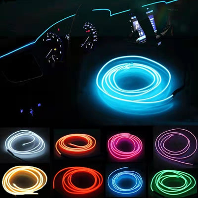 Car Mounted Ambient Light 6-meter USB LED Light Emitting Cable