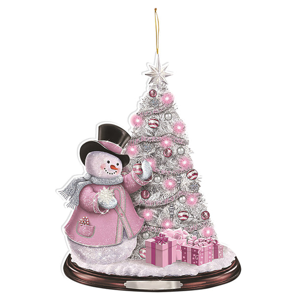 Christmas Acrylic Decorated Snowman Christmas Tree Pendant