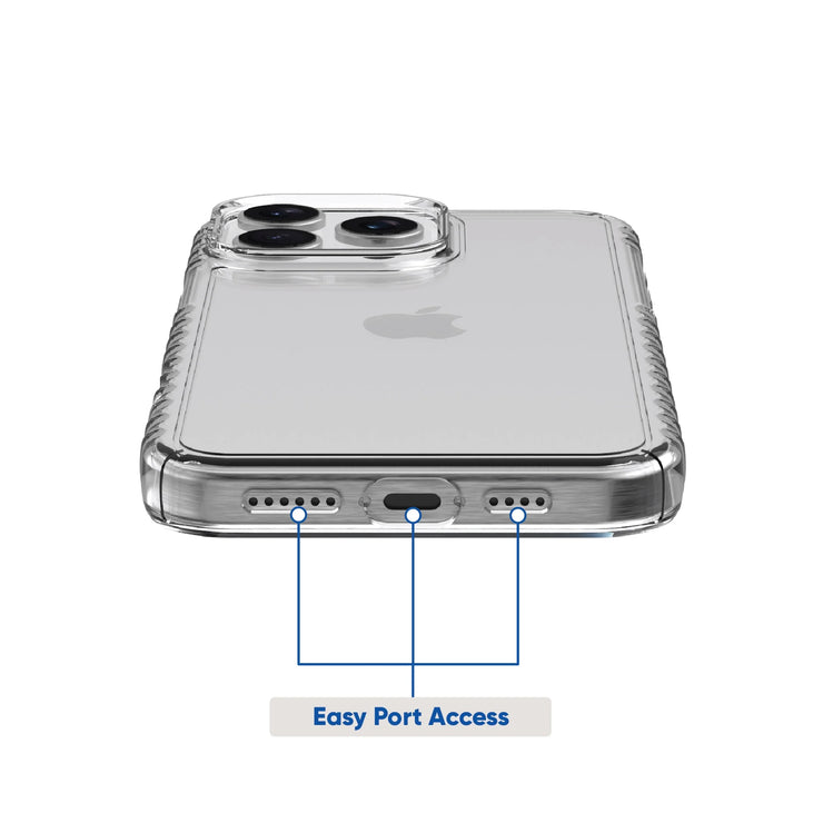 . Protective Gel Phone Case for Iphone 16 Pro Max - Clear