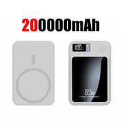 200000Mah Magnetic Power Bank Wireless Fast Charger for Magsafe Portable Auxiliary Battery Pack for Iphone Huawei Xiaomi 2025
