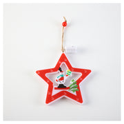 LED Snowman Lantern Christmas Tree Pendant Scene Decorative Ornaments