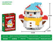 Christmas Day Series Snowman Assembly Blocks