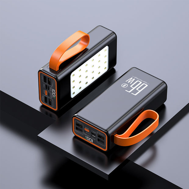 Power Bank Super Capacity Solar Outdoor Portable Camping Backup Mobile