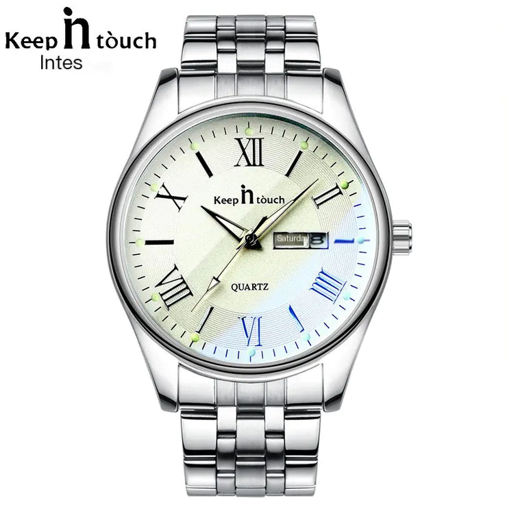 Luxury Waterproof Ultra Thin Couple Quartz Watches